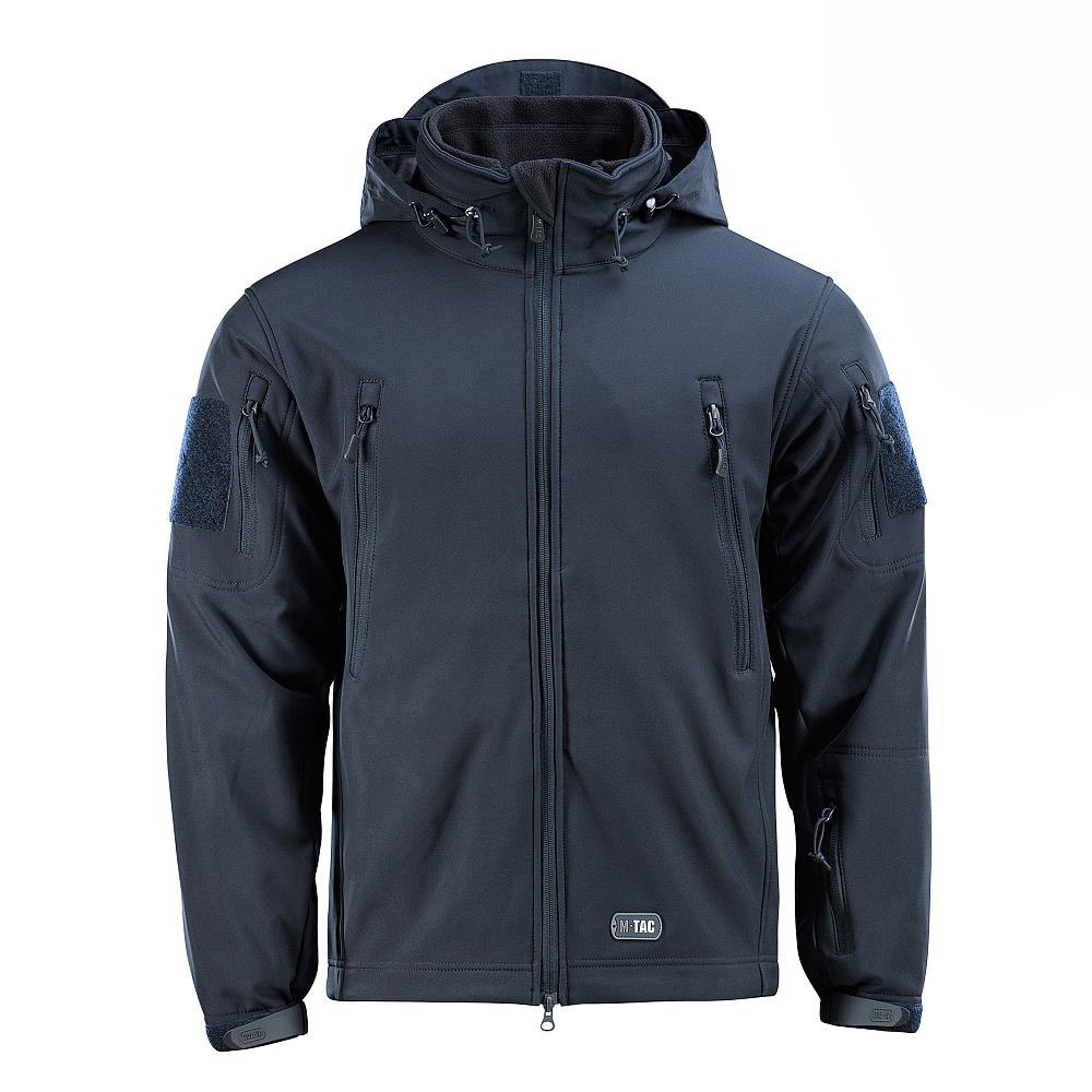 M Tac Softshell mit Fleece Futter Dark Navy Blue MTC SJWL DNB