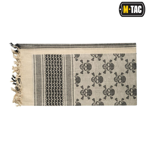 M-Tac - Shemagh Tragetuch - Piratenschädel - Schwarz / Coyote - 40903004 - Headwraps, Shemags & Schals - Bekleidung