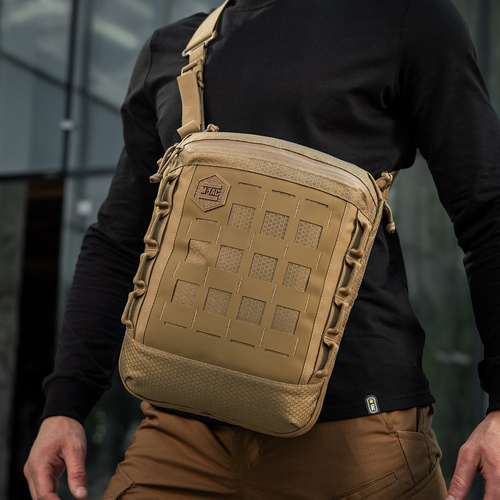 M-Tac - Laser Cut Hex Umhängetasche - Cordura - Coyote - 10241005 - Laptoptaschen - Rucksäcke
