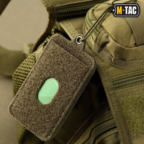 Verschiedenes - M-Tac - Patch Panel mit ID-Kartentasche mit Lanyard - Olive - 10118001 - Andere