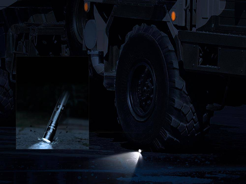 Fenix - LED-Taschenlampe - 3000 Lumen - 5000 mAh - Schwarz - PD40R V2.0 - LED-Taschenlampen