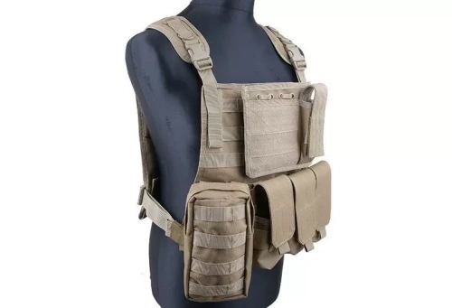GFC Tactical - Taktische Plattenträgerweste MBSS - Nylon - Coyote Brown - GFT-18-000363 - Modulare Westen - Ausrüstung