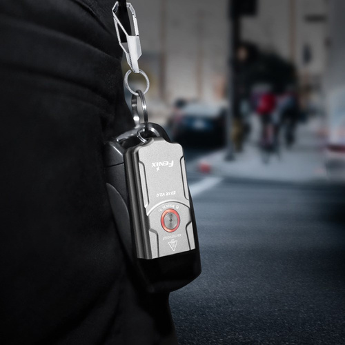 LED-Taschenlampen - Fenix - E03R V2.0 LED-Taschenlampe mit 400-mAh-Akku – 500 lm – Grau – E03R V2.0 Grau