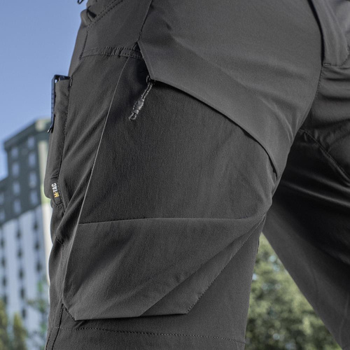 M-Tac - Taktische Shorts Rubicon Flex - 4-Way Stretch - YKK - Schwarz - 20070002 - Kurze Hose - Bekleidung