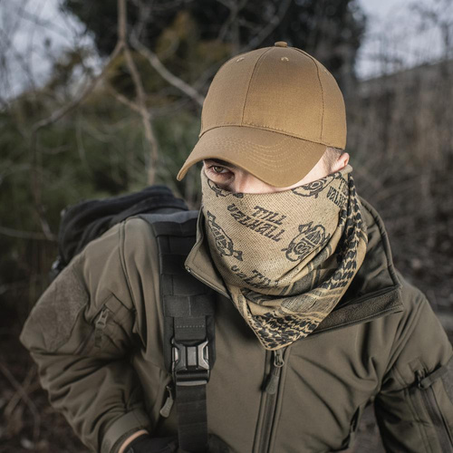 M-Tac - Shemagh Schal Til Valhalla - Schwarz / Coyote - 40907005 - Headwraps, Shemags & Schals