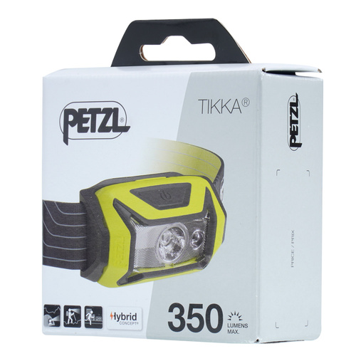Petzl - Tikka LED-Kopflampe - 350 lm - Gelb - E061AA03 - LED-Taschenlampen