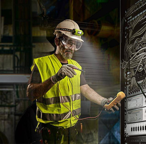 Outdoor - Fenix - LED-Stirnlampe WH23R - 600 lm - Gelb - WH23R - LED-Taschenlampen