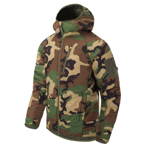 Helikon - Jacke Wolfhound Hoodie - Windpack Nylon - Woodland - KU-WLH-NL-03 - Militärjacken