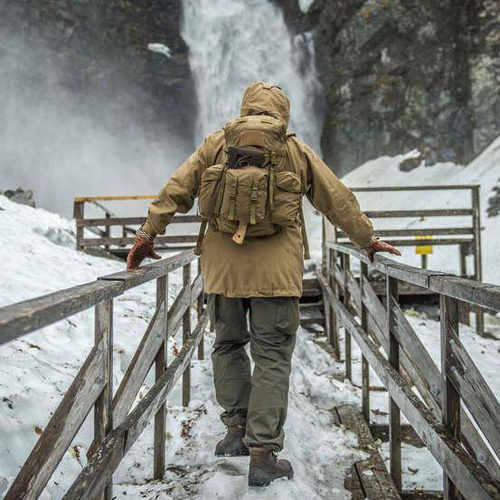 Stadt, EDC, 1 Tag (bis zu 25 Liter) - Helikon - Rucksack Bergen Backpack® - Cordura® - 18 L - Tiger Stripe - PL-BGN-CD-62