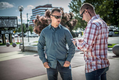 Helikon - Trip Lite Hemd - Polyester - Silver Mink - KO-TRI-PS-69 - Hemden & Pullover - Bekleidung