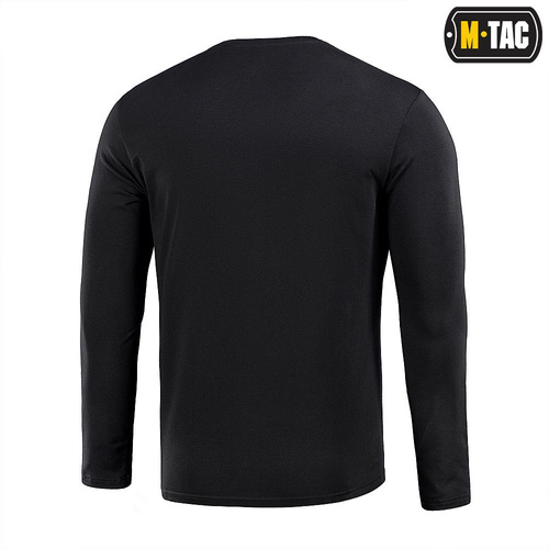 Bekleidung - M-Tac - Militärisches Langarm-T-Shirt - Schwarz - 20067002 - Militär-T-Shirts