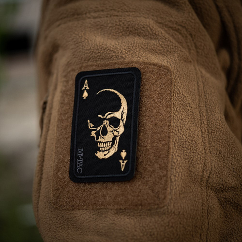 M-Tac - Moralaufnäher Patch Face of War - Cordura - Schwarz/Orange - 51389035 - Morale Patch