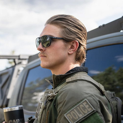 Ausrüstung - Bolle Safety - Schutzbrille Altus Silver Flash Polarisierte Gläser - Schwarz - ALTUST50M - Sonnenbrille