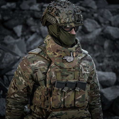 M-Tac – Skeleton Shooter Patch – Stickerei – 500D Cordura – Schwarz – 51375002 - Andere - Verschiedenes