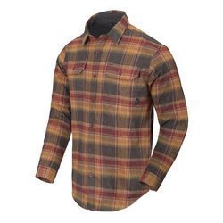 Helikon - GreyMan Hemd - Bernstein kariert - KO-GMN-PN-P0