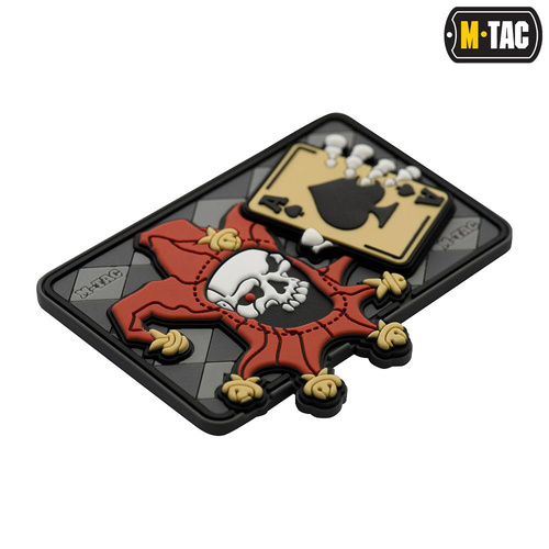 3D PVC Morale Patches - M-Tac - Moralaufnäher - Joker Skull 3D PVC - Schwarz - 51120000