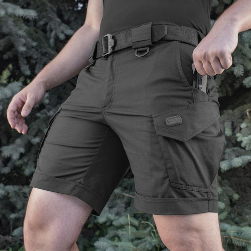 Kurze Hose - M-Tac - Aggressor Tactical Shorts - Polycotton - Rip-Stop - Schwarz - 20018002