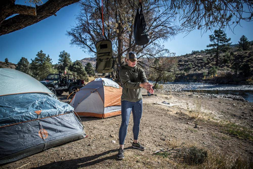 Helikon - Reise-Toilettenbeutel - Schwarz / Orange - MO-TTB-NL-2401A - Seitentaschen & Organizer