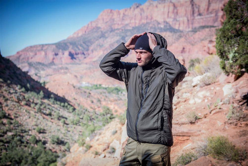 Bekleidung - Helikon - Jacke Wolfhound Hoodie - Windpack Nylon - Schwarz - KU-WLH-NL-01 - Militärjacken