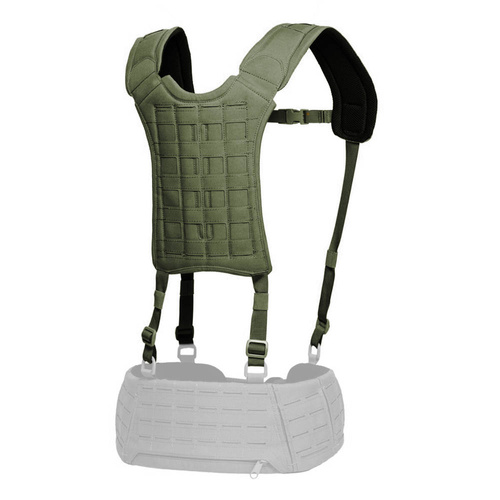 MOLLE Gürtel & Tragegestelle - Templars Gear - H-Harness 4-Punkt Taktische Hosenträger - MOLLE - Ranger Green - TG-H-HAR-4-RG