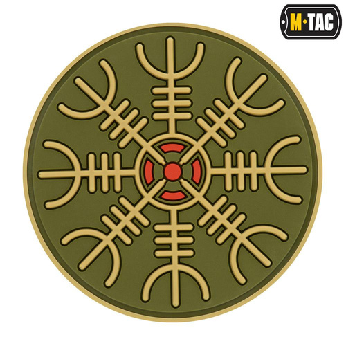 M-Tac - Egeshelm 3D PVC Aufnäher - Olive - 51221001 -  3D PVC Morale Patches