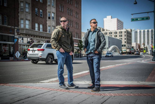 Bekleidung - Helikon - Greyman Tactical Jeans Slim® - Denim Blau - SP-GJS-DD-31 - Hosen