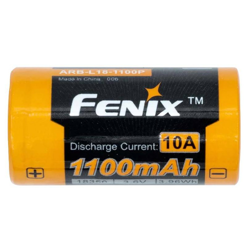 Batterien - Fenix - 18350 1100 mAh 3.6V Li-Ion Akku - ARB-L18-1100P