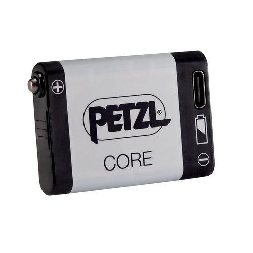Petzl - Wiederaufladbarer Akku Li-Ion CORE 2 für Hybrid-Taschenlampen - 1250 mAh - USB-C - E099EB00 - Batterien