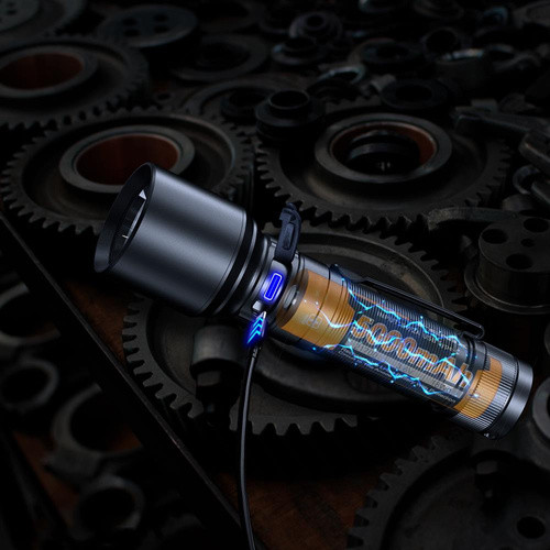 Outdoor - Fenix - Wiederaufladbare LED-Taschenlampe - 3000 Lumen - 5000 mAh - C7 - LED-Taschenlampen