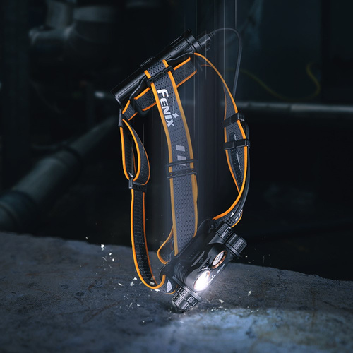 Fenix - LED-Stirnlampe ohne Tablett - Schwarz/Gelb - HM75R SE - LED-Taschenlampen