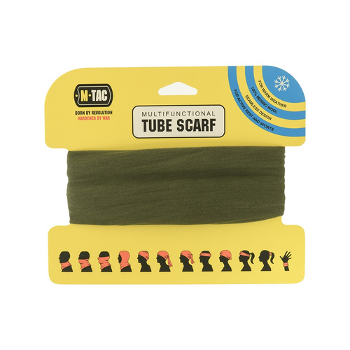 Headwraps, Shemags & Schals - M-Tac - Bandana Merinowolle - Olive - HLI-MWB-OD