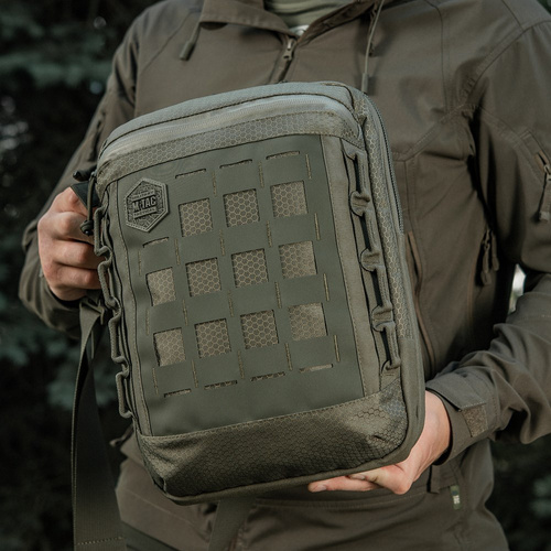 M-Tac - Laser Cut Hex Umhängetasche - Cordura - Ranger Green - 10241023 - Laptoptaschen - Rucksäcke