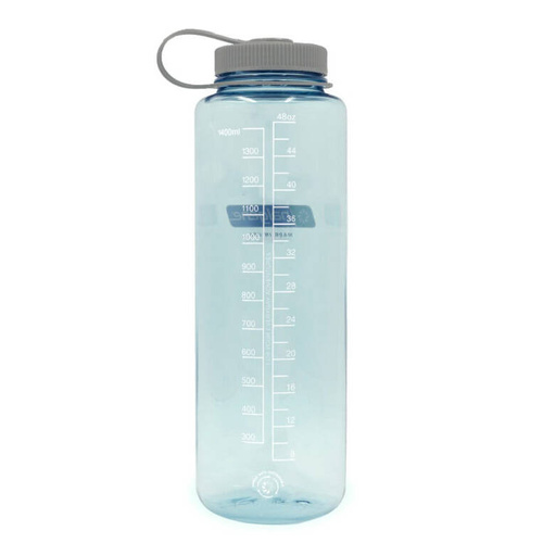 Wasserbehälter & Feldflaschen - Nalgene – 48oz Silo Sustain Weithalsflasche – 63 mm Öffnung – 1,5 l – Seafoam – 2020-0548