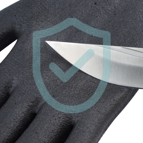 Pannensichere Handschuhe - ZettaCut - Taktische Schutzhandschuhe 700 Series Heat x Cut - Anti-Cut - Grün