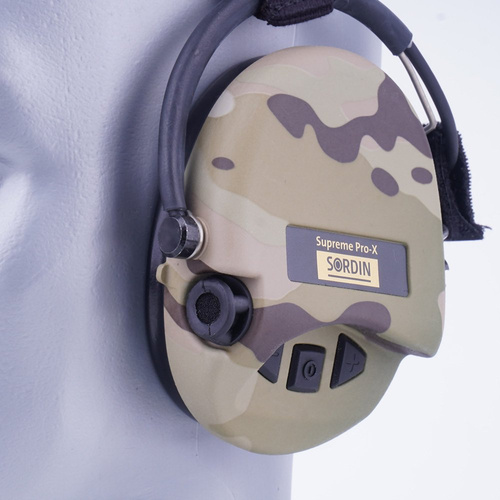 Sordin - Supreme® Pro-X Halsband Ohrenschützer - MultiCam - 76302-X-06-S - Aktive Kopfhörer - Ausrüstung