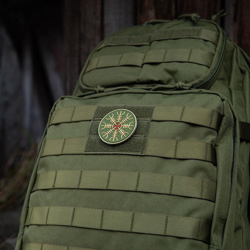 3D PVC Morale Patches - M-Tac - Egeshelm 3D PVC Aufnäher - Olive - 51221001