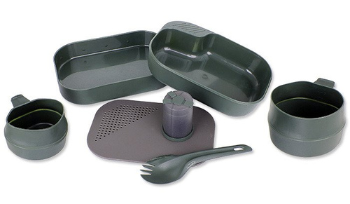 Wildo - Camp-A-Box Complete Campingsset - Olive - W10264 - Touristische Kochgeschirrsets