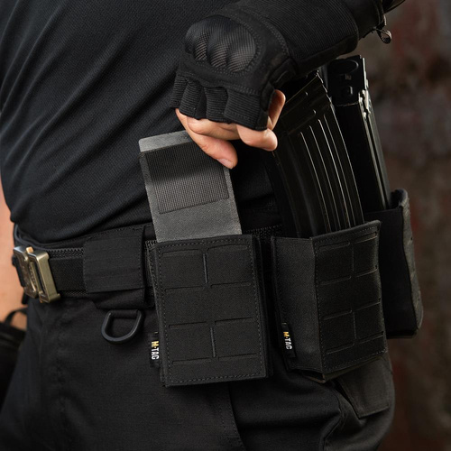 M-Tac - Flexible lasergeschnittene Tasche - AR / AK - Schwarz - 10162002 - Magazin & Munitionstaschen