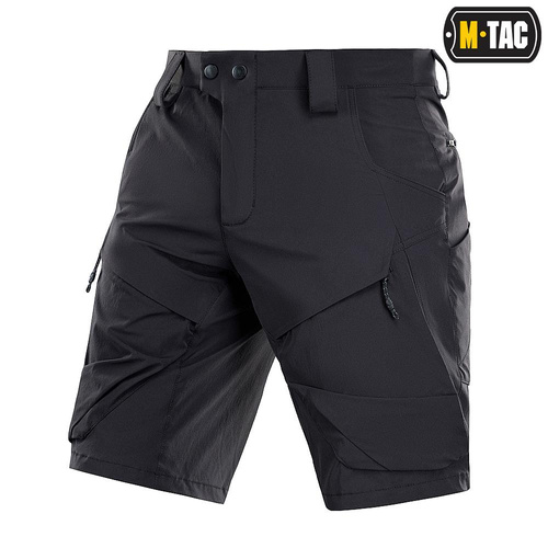 M-Tac - Taktische Shorts Rubicon Flex - 4-Way Stretch - YKK - Schwarz - 20070002 - Kurze Hose