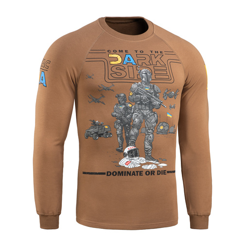 M-Tac - Raglan Langarm-Sweatshirt UA Side - Coyote Brown - 20494017 - Militär-Sweatshirts - Bekleidung
