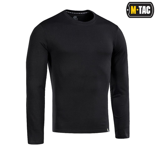 M-Tac - Militärisches Langarm-T-Shirt - Schwarz - 20067002 - Militär-T-Shirts - Bekleidung