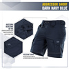 M-Tac - Aggressor Tactical Shorts - Polycotton - Rip-Stop - Dark Navy Blue - 20018015
