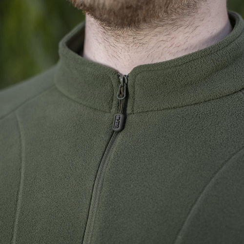 Bekleidung - M-Tac - Militär-Fleece Delta Polartec Cardigan Raglan - Army Olive - 70022062 - Fleece-Sweatshirts