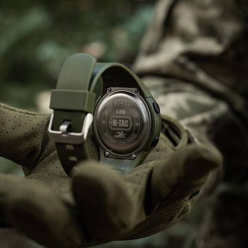 M-Tac - Taktische Uhr 2166 - LED - 5 ATM - Grün - 50008001 - Uhren