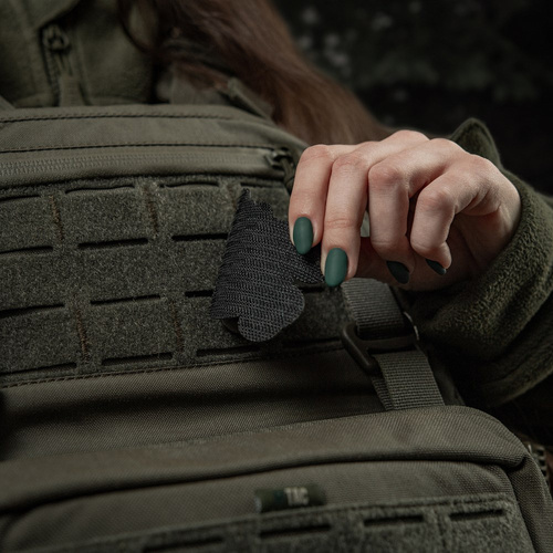 Morale Patch - M-Tac – Kitty Pink Patch – Stickerei – Gelbe und Blaue Schleife – Ranger Green – 51393023