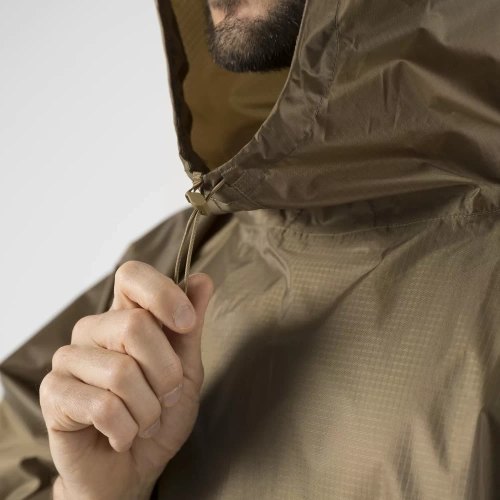 Helikon - Poncho Lightweight - Polyester Ripstop - Coyote - PO-LHW-PO-11 - Ponchos - Regenumhänge