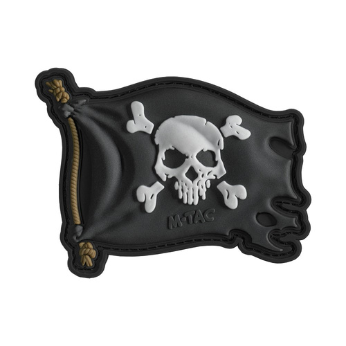 M-Tac - Jolly Roger Aufnäher - PVC - Schwarz - 51116802 - Patches