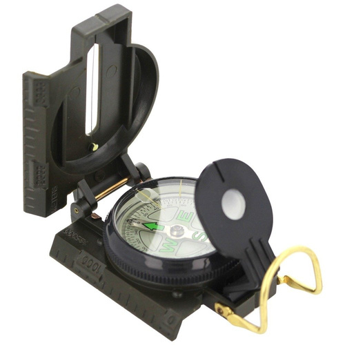 Herbertz - US-Armee-Stil Kompass - Olive - 700100 - Kompasse