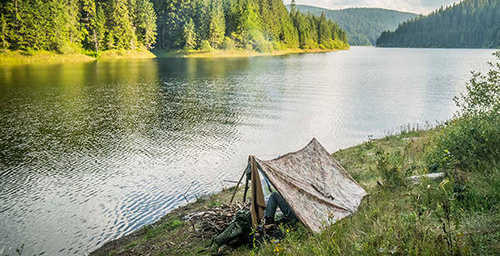 Helikon - Poncho - PenCott® Wildwood™ - PO-MUS-PO-45 - Ponchos - Regenumhänge