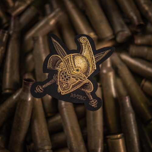 Andere - M-Tac – Gladiator-Helm-Aufnäher – Stickerei – 500D Cordura – Gold – 51374002